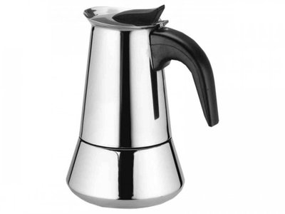 Гейзерна кавоварка з нержавіючої сталі на 4 чашки (200мл) GC-EB-8873 фото